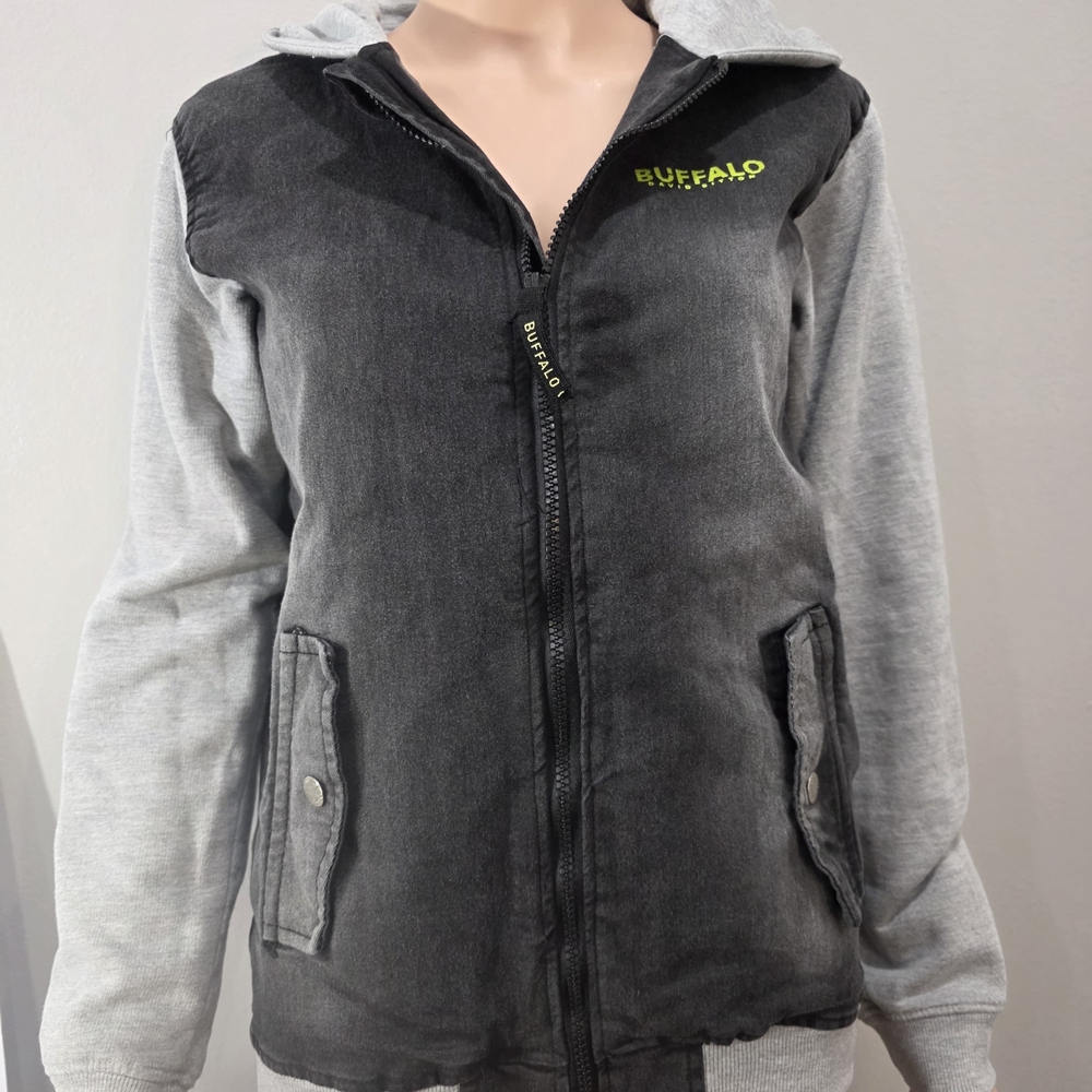 Buffalo Women's Black and Gray Jacket